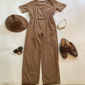 Brown jumpsuit